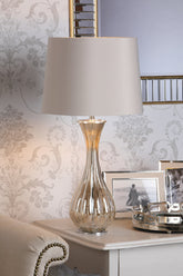 Laura Ashley Nevern Table Lamp Champagne Glass